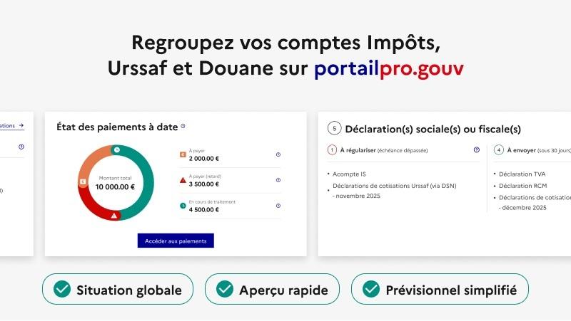 Illustration X - Portailpro.gouv - plus de détails dans le texte suivant l’infographie